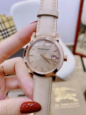   Đồng hồ burberry nữ dây da