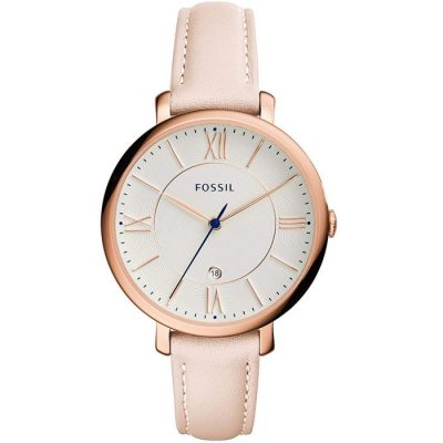 Đồng hồ nữ dây da mặt tròn Fossil Jacqueline